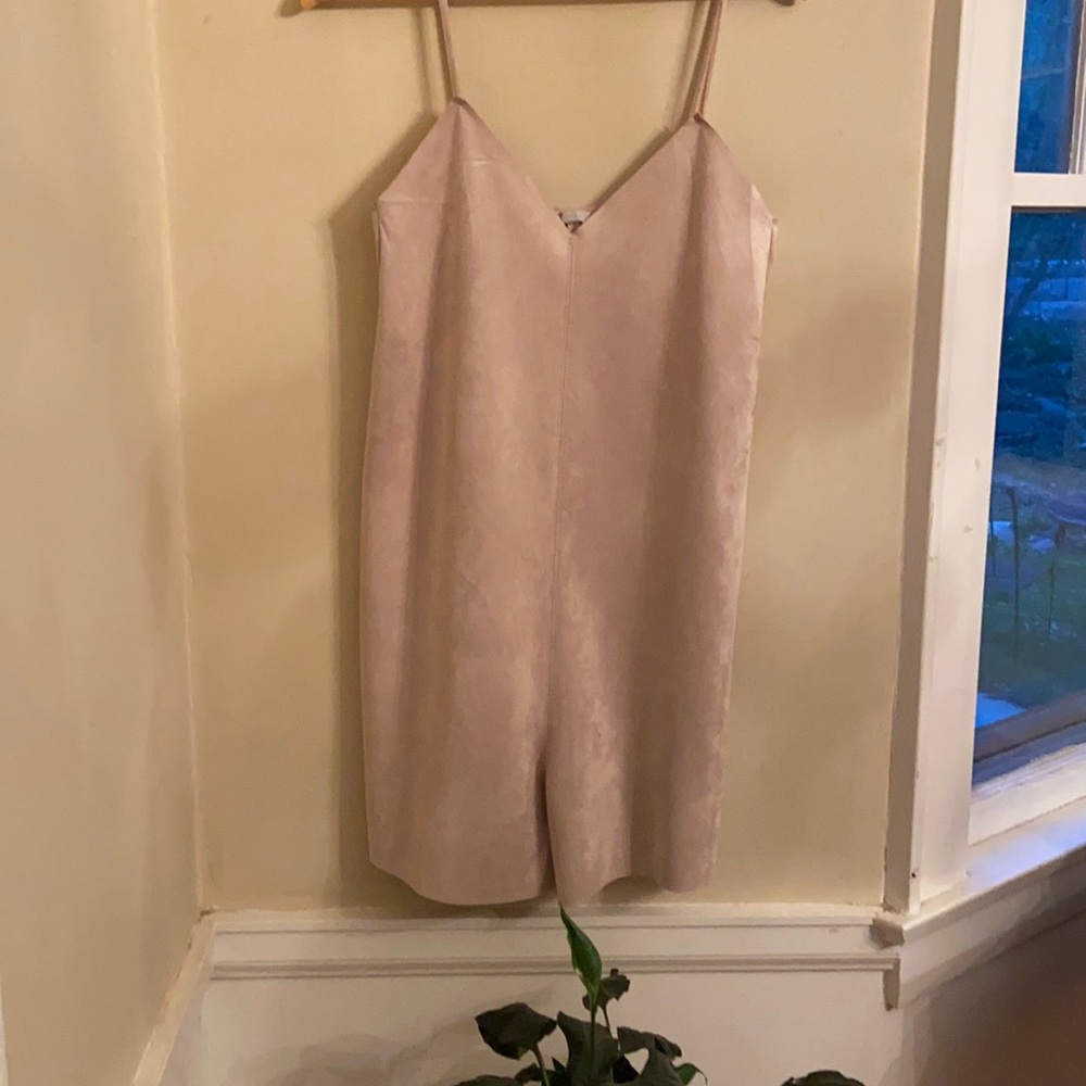 Tre cool ultrasuede Zara spaghetti strap romper M